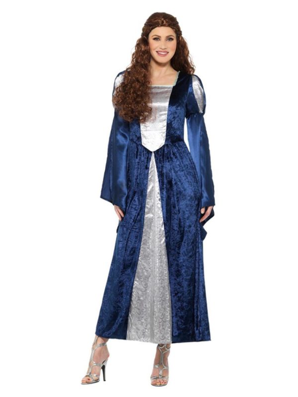 Medieval Maid Marion Costume Blue - image 47649_3-600x800 on https://www.abracadabrafancydress.com.au