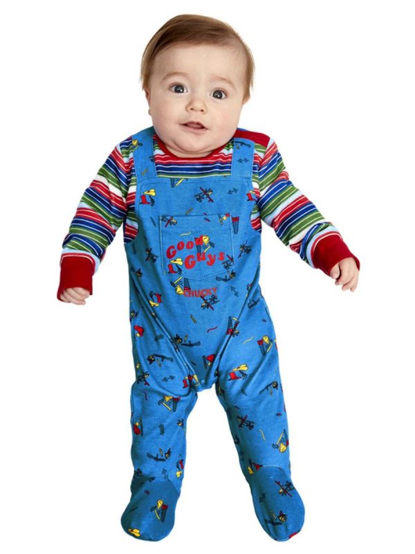 Chucky Baby Costume Child’s Play Doll Halloween Toddler - image 52411-600x800 on https://www.abracadabrafancydress.com.au