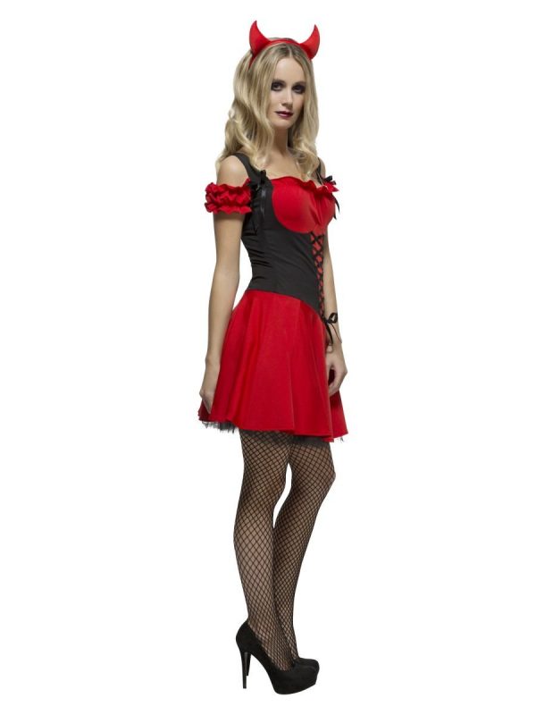 Devil Costume Temptress Sorceress Gothic Halloween Horror - image fever-wicked-devil-costume-alternative-view1-600x800 on https://www.abracadabrafancydress.com.au