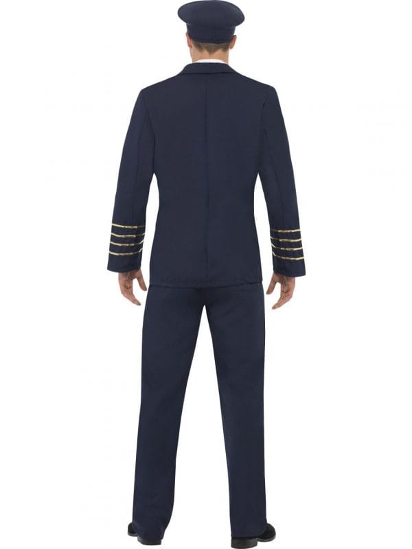 Navy Blue Airline Pilot Captain Costume Uniform Aviator Air Force Military - image 28621_1-600x800 on https://www.abracadabrafancydress.com.au