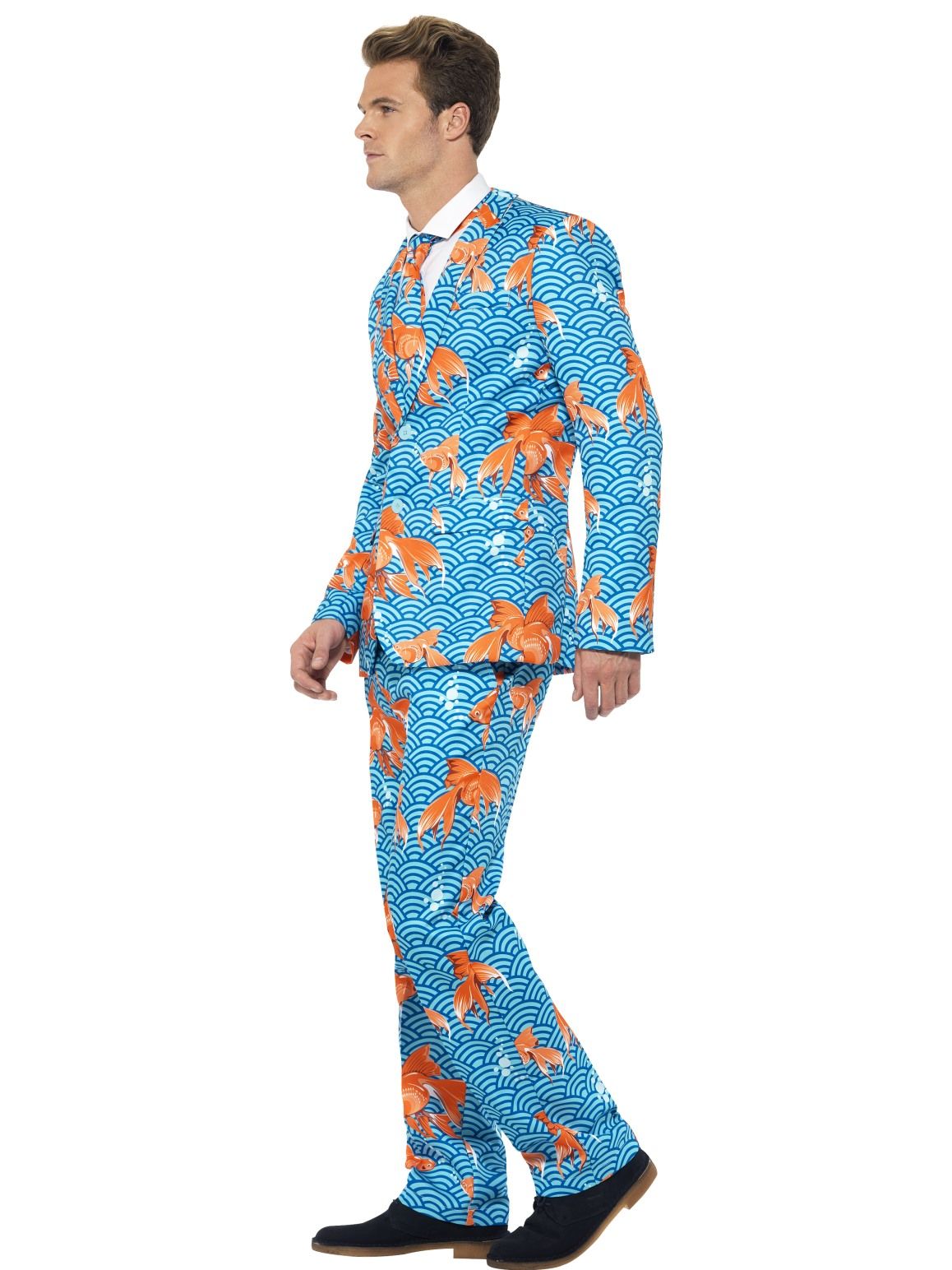 Goldfish Men's Stand Out Suit Stag Ocean Under The Sea Fish Formal ...