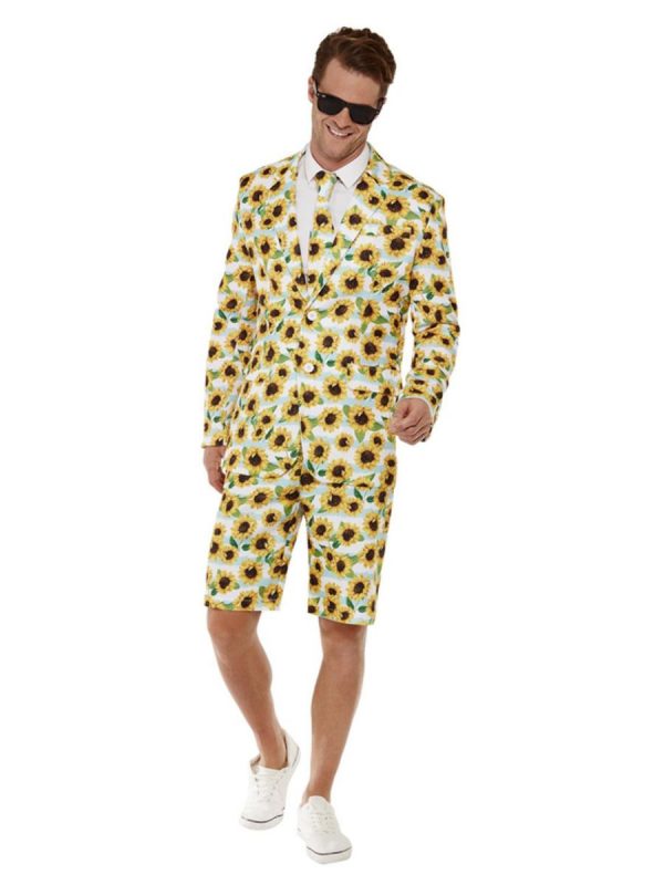 Ray of Sunshine Sunflower Stand Out Suit Summer Costume Shorts Garden Flower - image 70022_3-600x800 on https://www.abracadabrafancydress.com.au