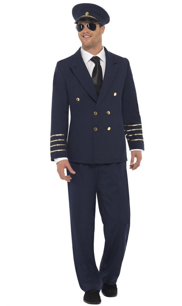 Navy Blue Airline Pilot Captain Costume Uniform Aviator Air Force Military - image s-l1600-67-600x1007 on https://www.abracadabrafancydress.com.au