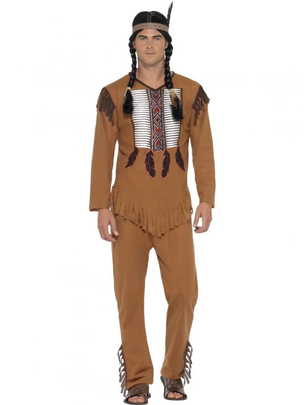 Indian Costume Native Western Warrior Cowboys American Wild West Indians - image 45509_0-600x800 on https://www.abracadabrafancydress.com.au