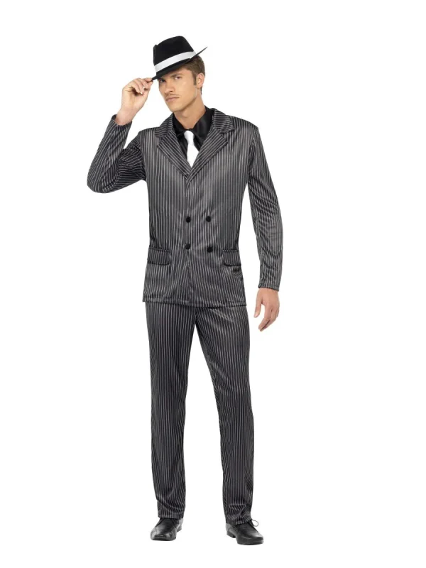 Gangster Costume Mafia Boss Capone Zoot Suit - Abracadabra Fancy Dress