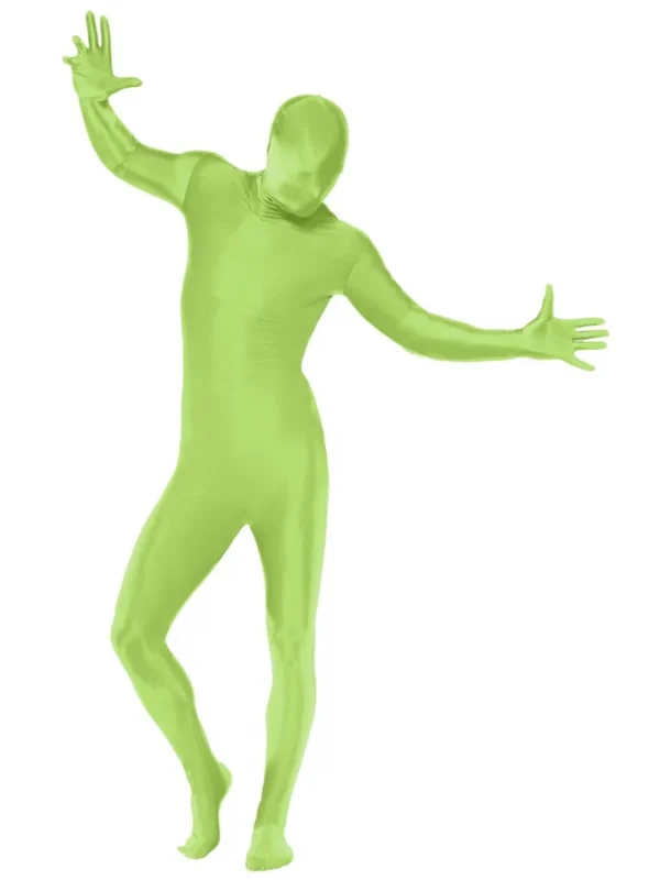 Green Second Skin Suit Costume Morph Suit - image  on https://www.abracadabrafancydress.com.au