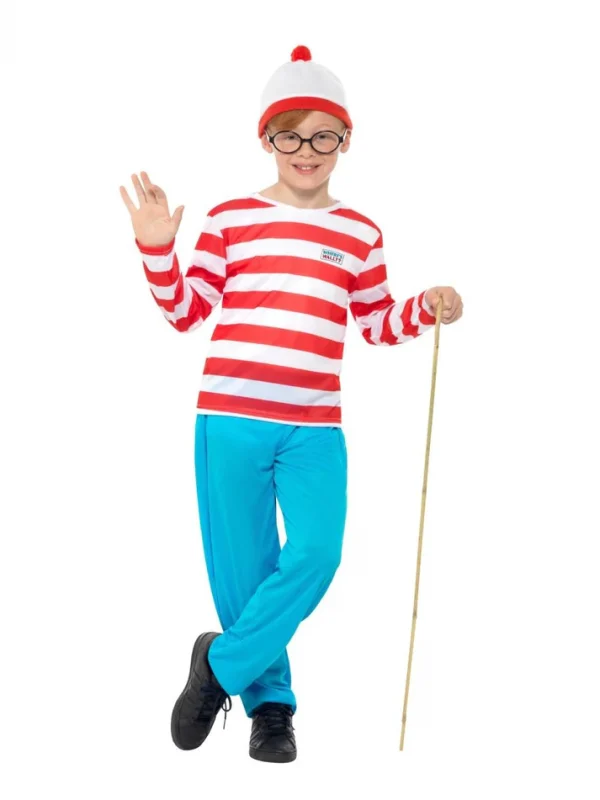 Where’s Wally Child Boy Costume Teen Size 12+ - image  on https://www.abracadabrafancydress.com.au