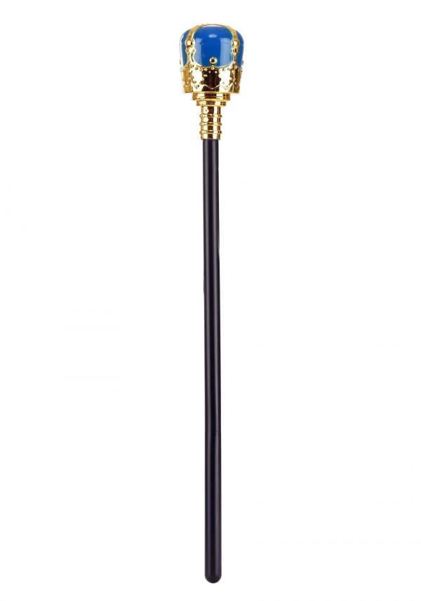 Scepter Blue and Gold Royal King Queen - Abracadabra Fancy Dress