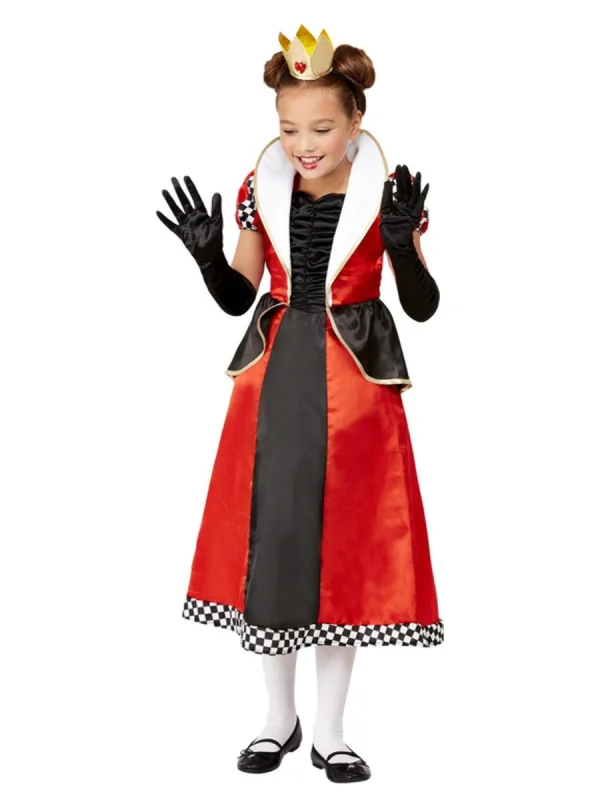 Queen of Hearts Child Costume Book Week 3 Sizes Alice In Wonderland Girls Kids - image  on https://www.abracadabrafancydress.com.au