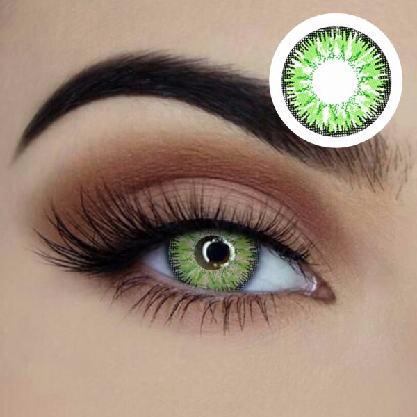 Starry Eyed Yearly Lenses - Gemstone Green 1 Year Contact Lenses - image EYSEB002-600x600 on https://www.abracadabrafancydress.com.au