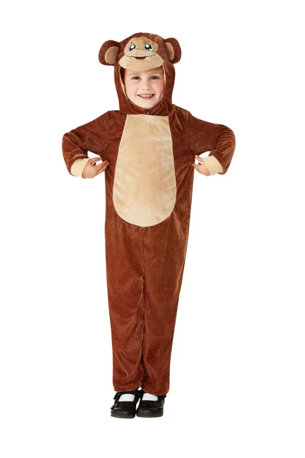 Monkey Costume Toddler Jumpsuit Animal Child Book Week Kids Ape - image  on https://www.abracadabrafancydress.com.au