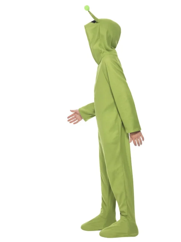 Green Alien Costume Boys Girls Child Sci Fi Space Halloween UFO Book Week Kids - image  on https://www.abracadabrafancydress.com.au