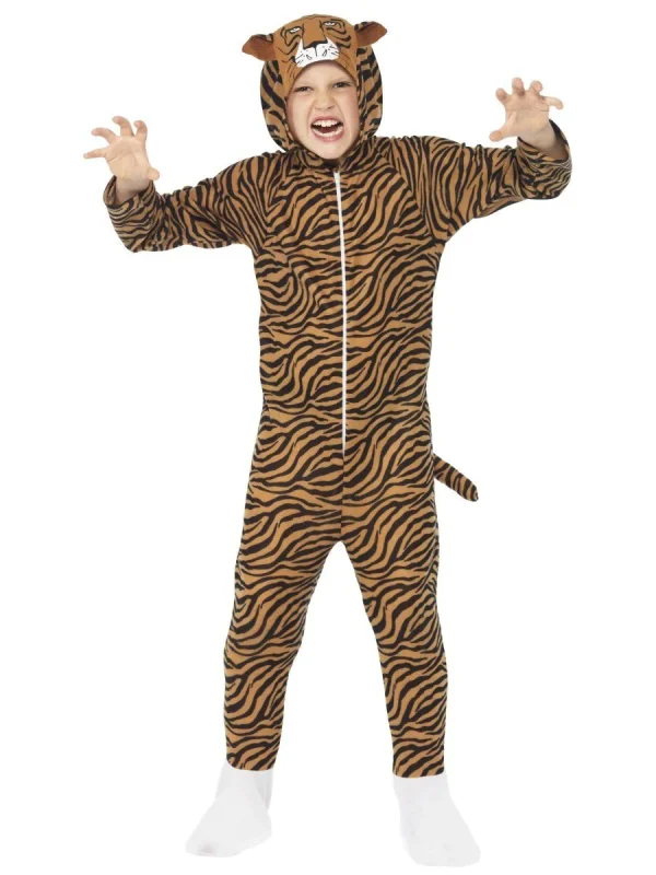 Tiger Costume Child Tigger Cat Animal Child Book Week Kids Jungle Safari Zoo - image  on https://www.abracadabrafancydress.com.au