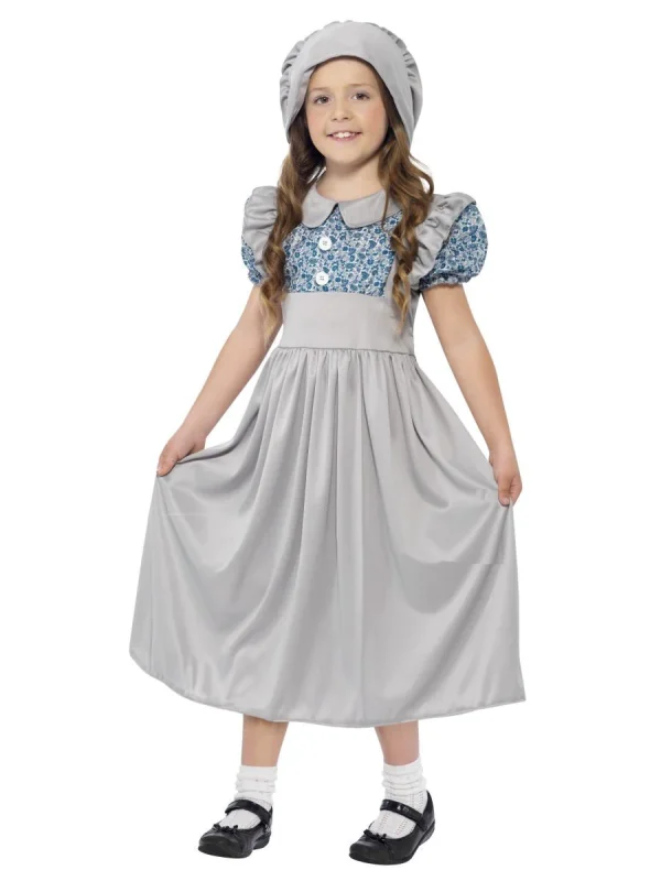 Victorian Olden Day School Girl Costume Pioneer Colonial Historical Book Week - image  on https://www.abracadabrafancydress.com.au