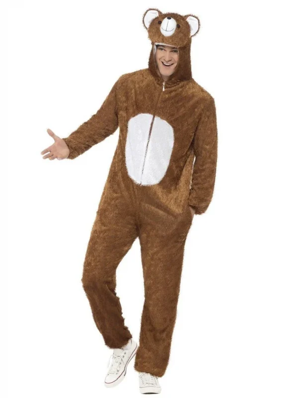 Brown Bear Costume Teddy Animal Grizzly Forest Zoo – Abracadabra Fancy ...