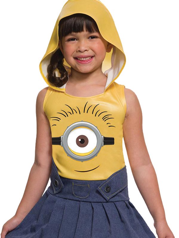 Licensed Minion Face Dress Costume Despicable Me Girls Child Book Week Minions - image 5905-1-600x800 on https://www.abracadabrafancydress.com.au