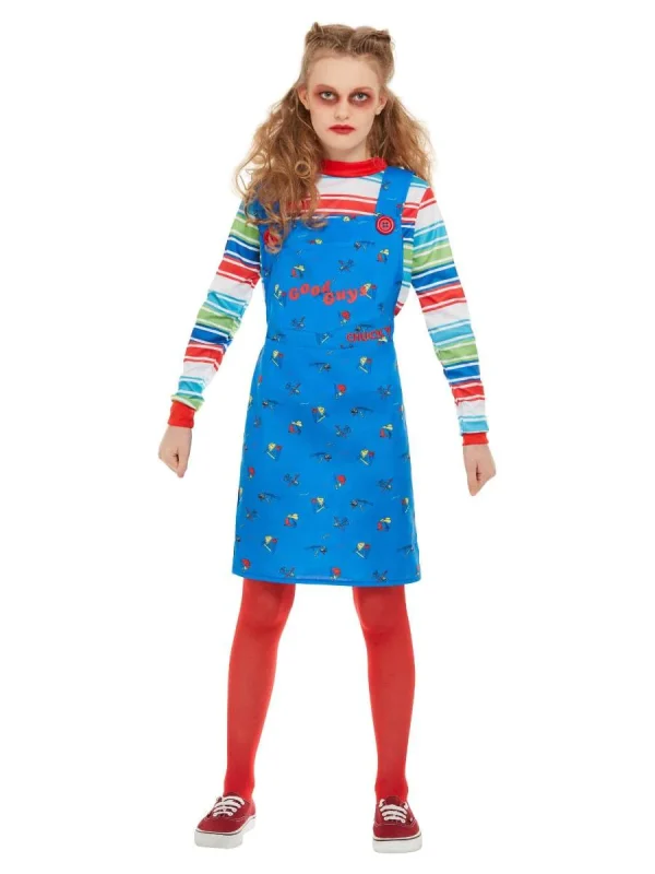 Licensed Seed of Chucky Costume Gils Child's Play Doll Child Halloween Teen - image  on https://www.abracadabrafancydress.com.au