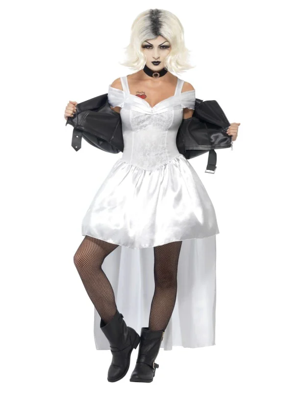 Bride Of Chucky Costume Tiffany Licensed Halloween - image  on https://www.abracadabrafancydress.com.au