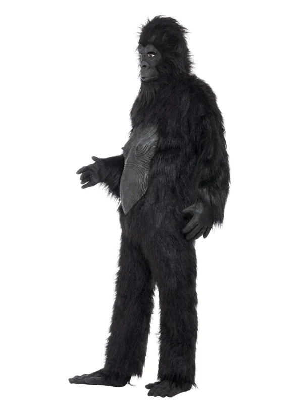 Gorilla Costume Suit King Kong Halloween Monkey Ape Animal - image  on https://www.abracadabrafancydress.com.au