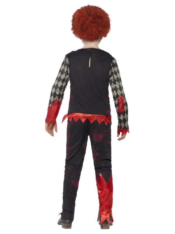 Zombie Clown Costume Deluxe Halloween Horror Scary Child Boys - image  on https://www.abracadabrafancydress.com.au