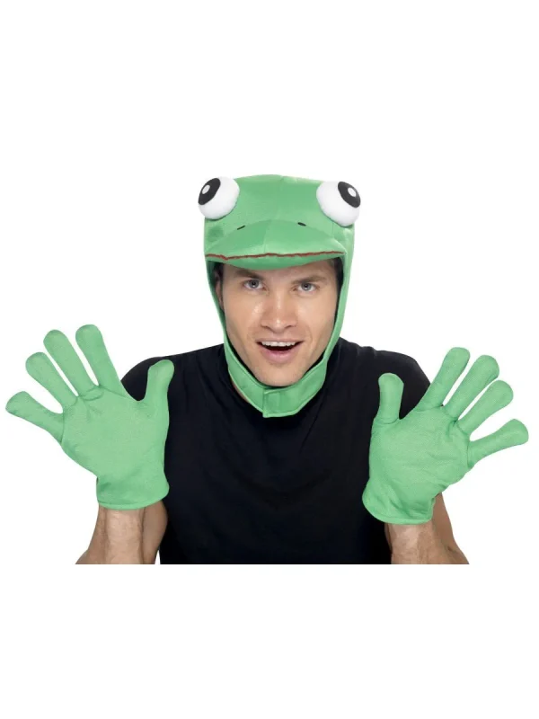 Frog Set Kit Animal Amphibian Kermit - image  on https://www.abracadabrafancydress.com.au