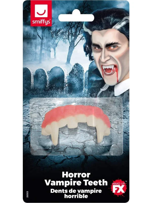 Vampire Teeth Horror Halloween - image  on https://www.abracadabrafancydress.com.au