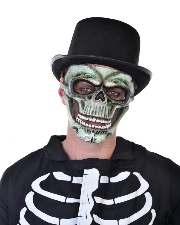 Evil Skeleton Unearthed Face Mask Halloween - image nd1421_1-600x750 on https://www.abracadabrafancydress.com.au