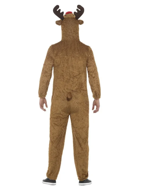 Reindeer Jumpsuit Costume Rudolph Christmas - image  on https://www.abracadabrafancydress.com.au