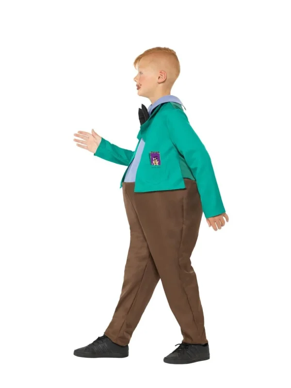 Roald Dahl Augustus Gloop Costume Book Week Charlie Chocolate Factory Willy Wonka - image  on https://www.abracadabrafancydress.com.au