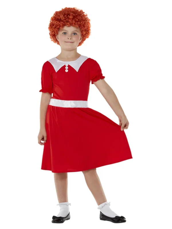 Annie Costume Singing Orphan Musical Broadway Dance Drama Book Week - image  on https://www.abracadabrafancydress.com.au