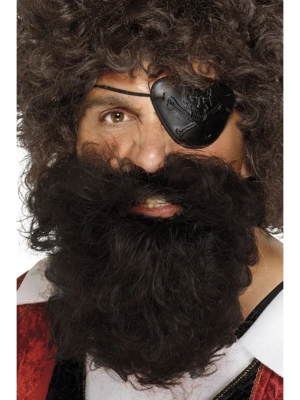 Pirate Brown Deluxe Beard - image  on https://www.abracadabrafancydress.com.au