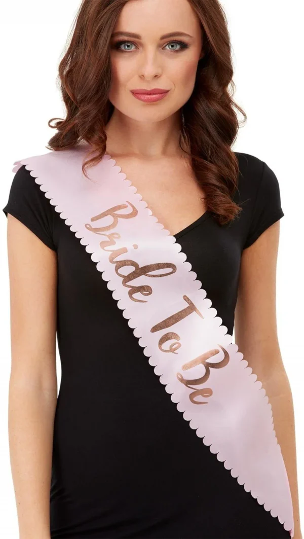 Bride To Be Sash Hens Party Bridal Wedding Bridesmaid Bachelorette - image  on https://www.abracadabrafancydress.com.au