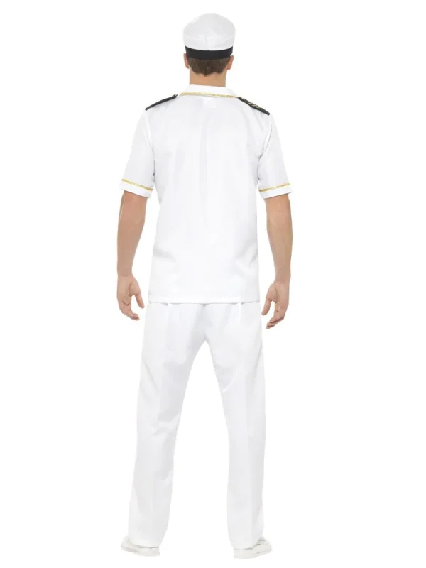 Captain Costume Sailor Officer Admiral Navy Skipper Cruise Sea Ship Marine - image  on https://www.abracadabrafancydress.com.au