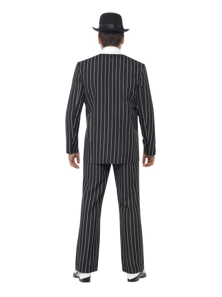 Vintage Gangster Costume Boss Mob 1920s Pinstripe Suit Zoot Pimp Mafia ...